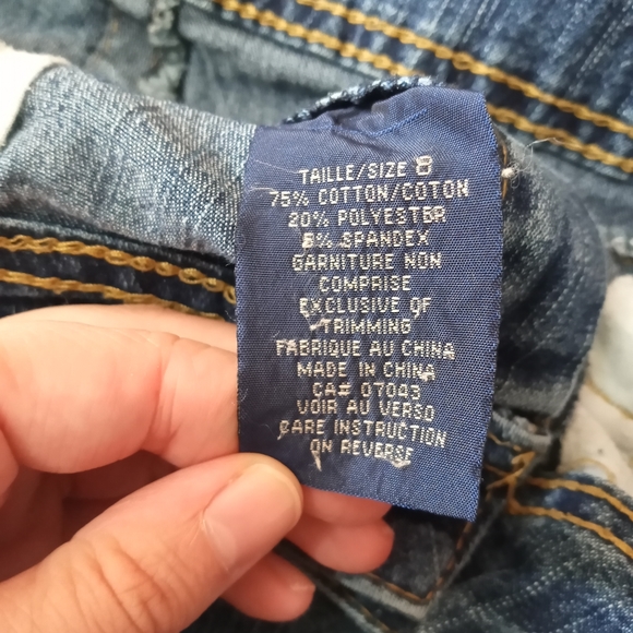 Angels Blue Jeans Sz 8 - Picture 5 of 7